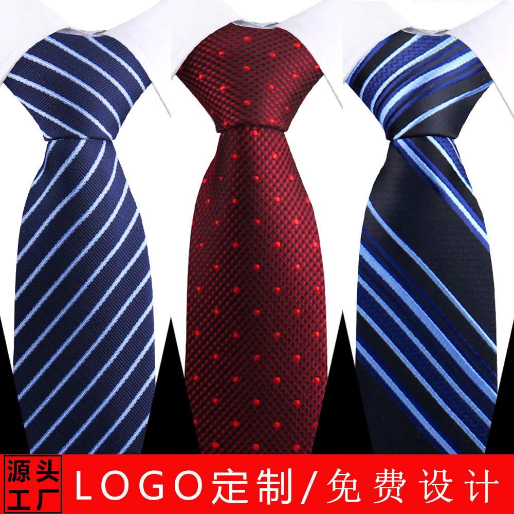 전문 원피스 셔츠 비즈니스 타이 웨딩 연회 남성 폴리 에스터 레드 블랙 핸드 타이 긴 타이 재고