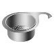 Kitchen sink special swan drain basket stainless steel hanging drain rack wet and dry separation hook garbage filter basket