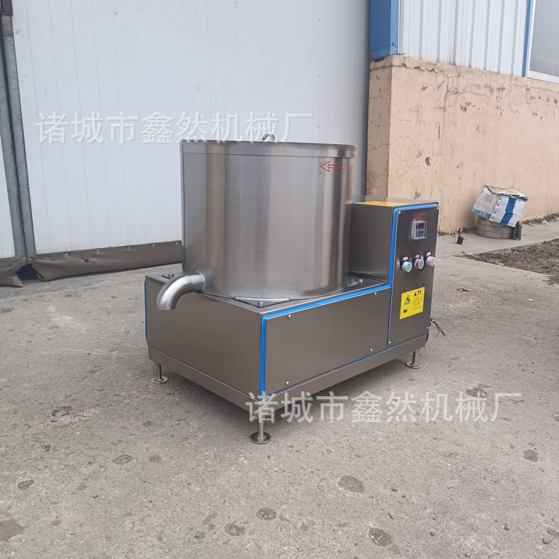 油炸麻花甩油机不锈钢材质芹菜馅甩水设备油炸食品脱油机