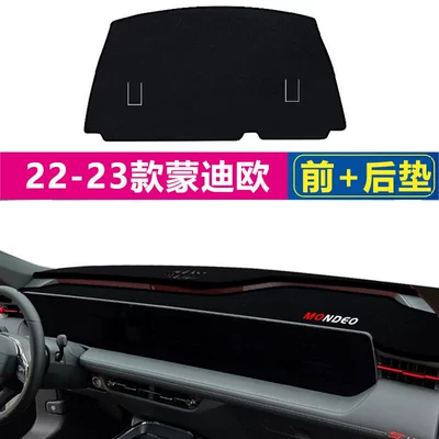 Günəş əleyhinə siperlik — Dashboard Sunshade Mat, Center Console - 22-23-mondeo-front-desk-rear-window-mat-black-edge