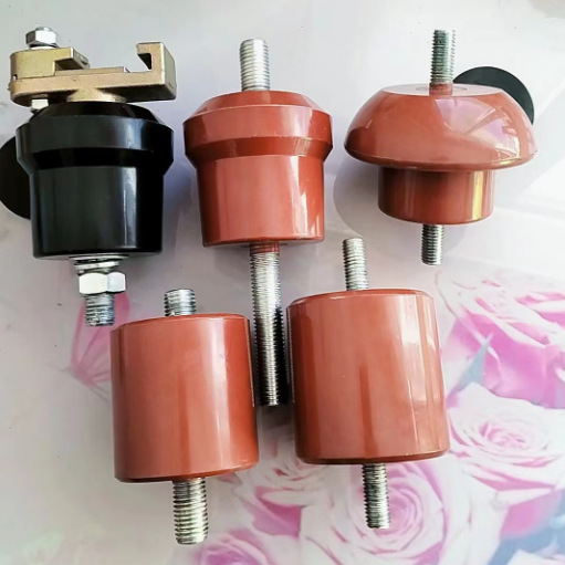 龙门吊滑触线集电器支柱胶木绝缘子红色树脂绝缘子瓷瓶