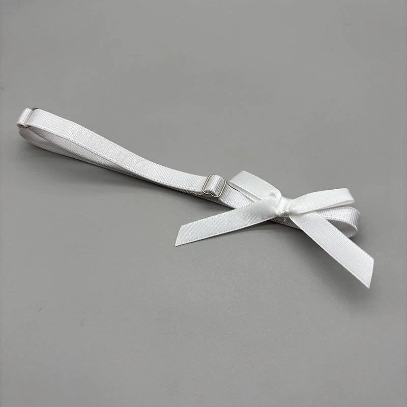 Leg Strap Bow Garter, Satin Ribbon Accessory, Adjustable One Size (Various Colors)