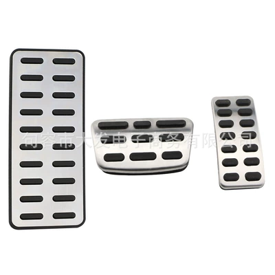 steel anti-skid accelerator – Dekorativ pedal başlıqları - automatic-rest-3-piece-set