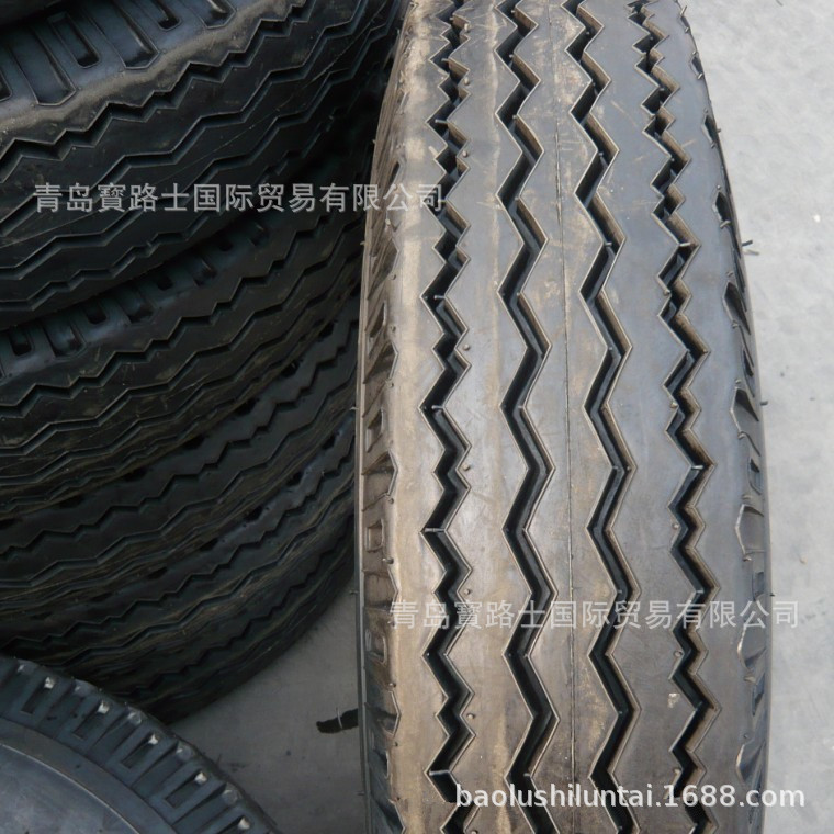 农用车前轮胎 水曲花纹 6.00-15  导向轮胎 加厚
