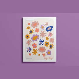 ins法式外贸批发装饰画帆布画无框房间亚马逊卧室书房源头厂家