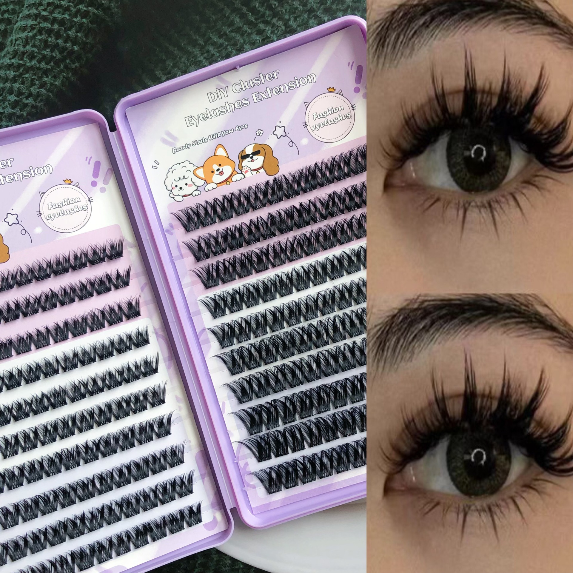 Las pestañas falsas transfronterizas proporcionan pestañas falsas de gran capacidad sin pegamento.