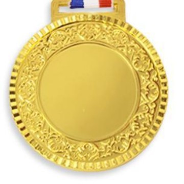 Modelo básico (oro, plata y cobre tres colores) 8,5 cm