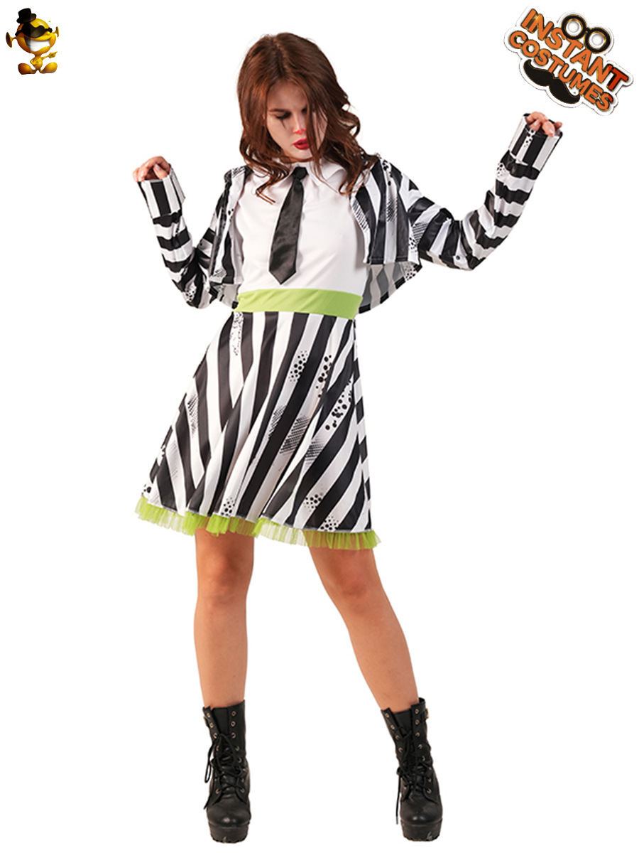Halloween Adultos Niños Striped Clown Disfraces Juegos de rol Disfraces COS Distribución transfronteriza image 3