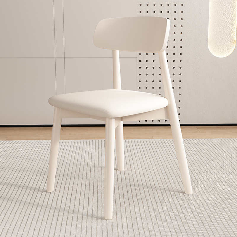 Silla de comedor de madera sólida, silla de comedor de madera nórdica, silla de comedor, silla de respaldo, silla de ganoderma lucidum