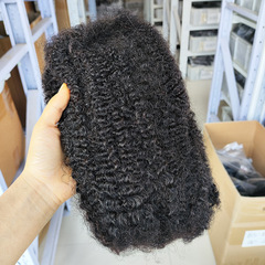 クロスボーダーかつら真髪30グラム/50グラムアフリカの汚いお下げafro kinkys bulk human hair