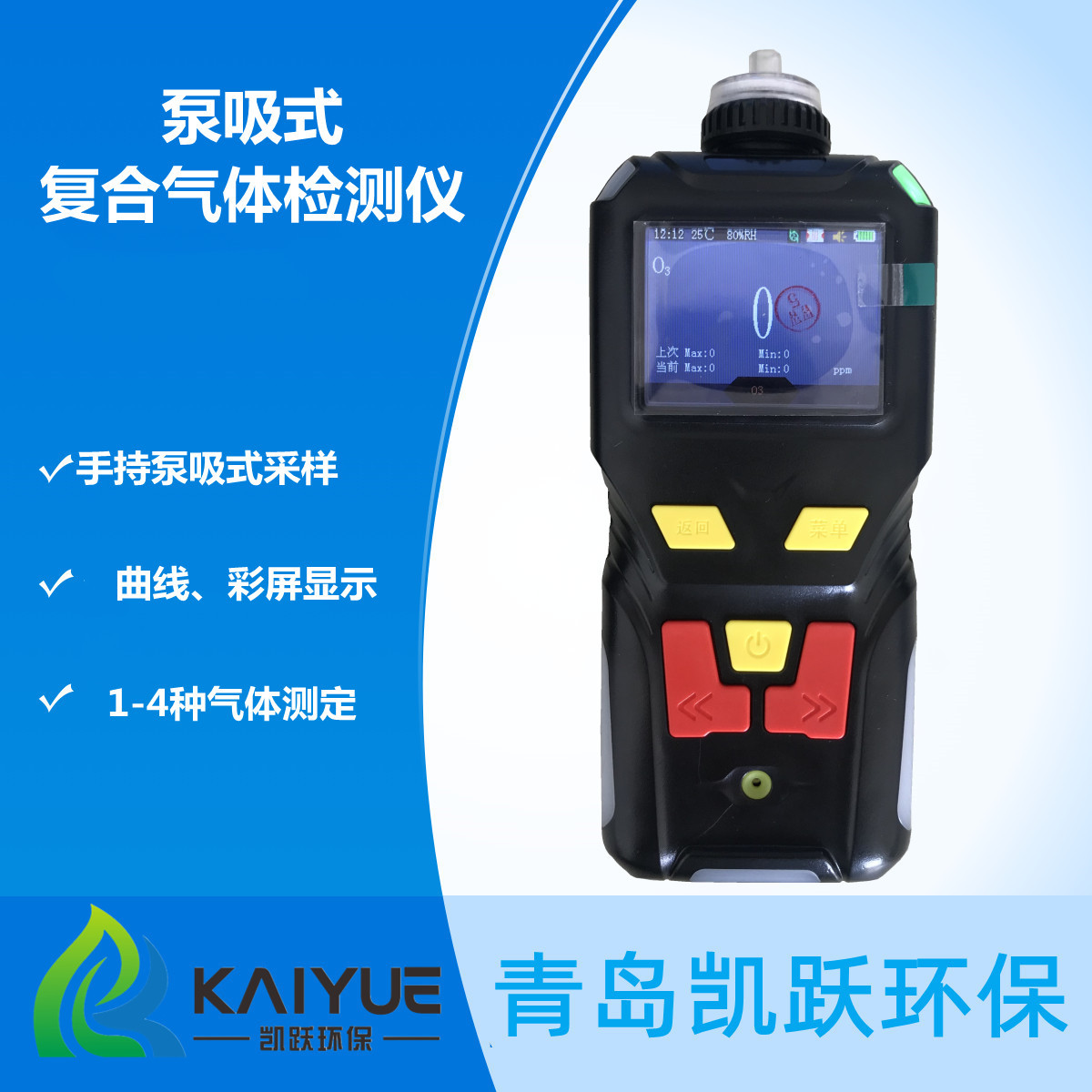 KYS-2000型手持式泵吸式氨气检测仪 气体泄露报警仪