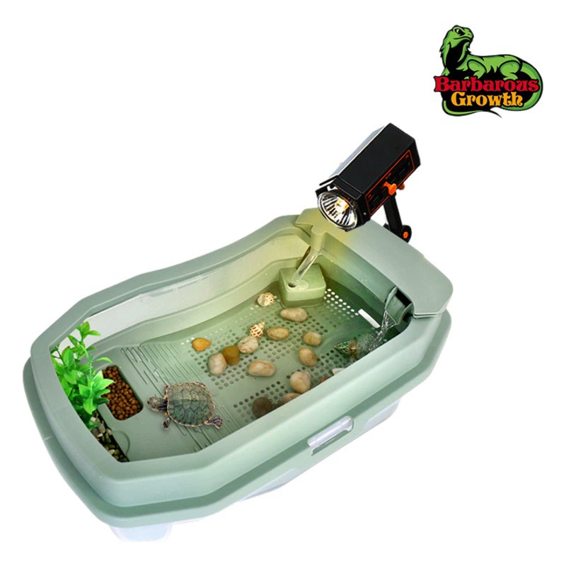 Прямые продажи танка для разведения черепах крокодиловая черепаха Бразильская черепаха разведение черепах Специальный бытовой экологический танк с столом для лазания на террасе Ландшафтная черепаха