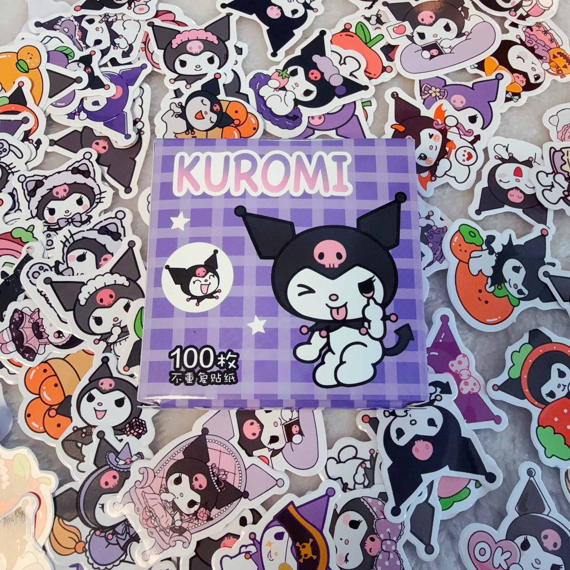 Стикер Sanrio водонепроницаемый резервуар Lomi Hello Kitty кот детские наклейки большие уши пудинг собака масло медведь