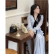Spring 2025 New French Style Princess dress Long-sleeved Dress High-end Dress Women's Long Dress