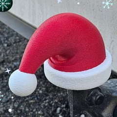 跨境新款Santa hat trailer hitch ball cover圣诞帽拖车挂球盖
