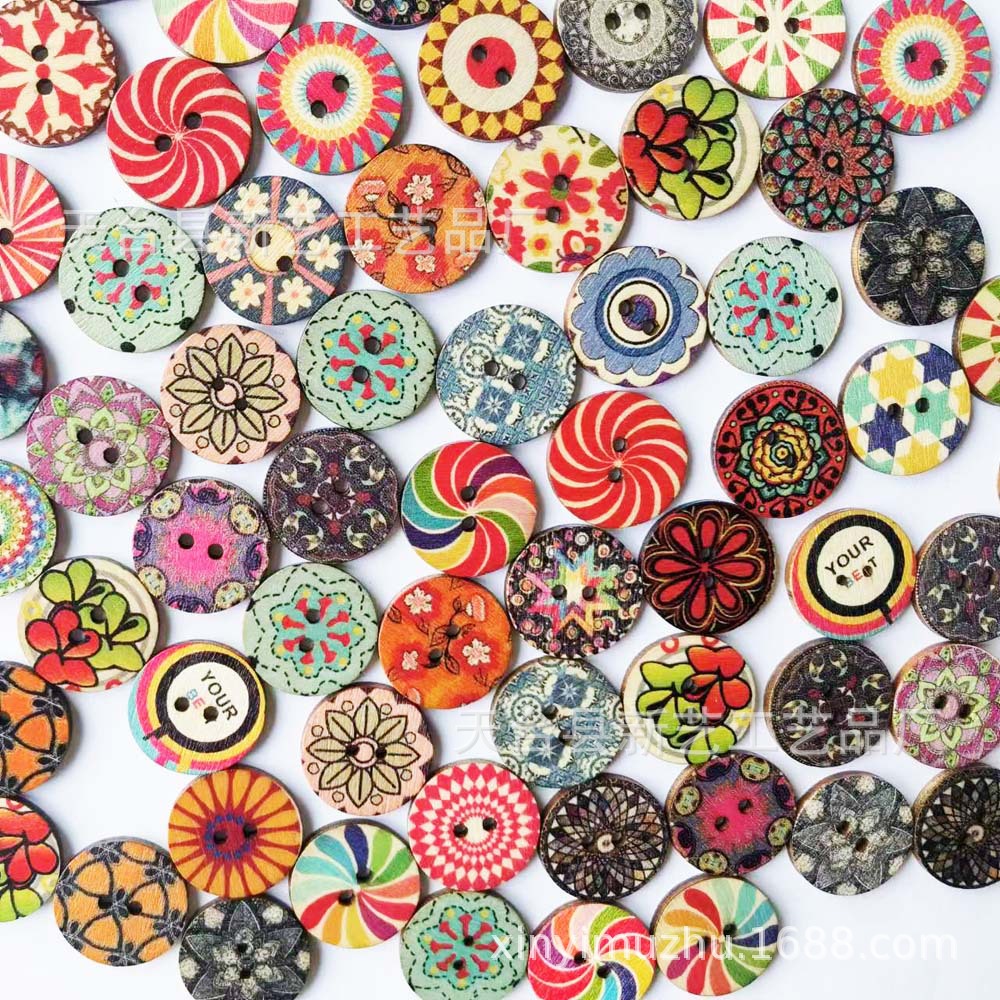 Round cake printing buttons(4)