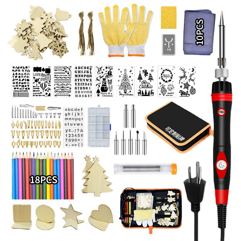 Регулируемый умеренный индикатор острова Чэньчжоу Электрический паяльник с постоянной температурой пайка малярный костюм внутренний тепловой контроль температуры Электрический паяльник костюм