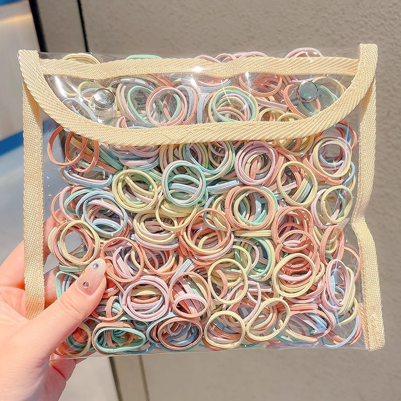 Ligas Elásticas para el Cabello de Niñas, Banda de Goma, Alta Elasticidad, para Coletas