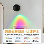 跨境新款可充电磁吸壁灯免打孔床头阅读灯可触摸客厅照画感应射灯