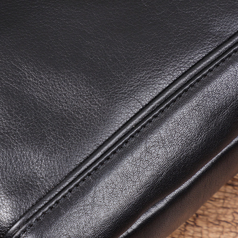 Túi đeo chéo nam da bò thật kiểu vuông nhỏ 29×11×17 cm — Màu đen chi tiết 13