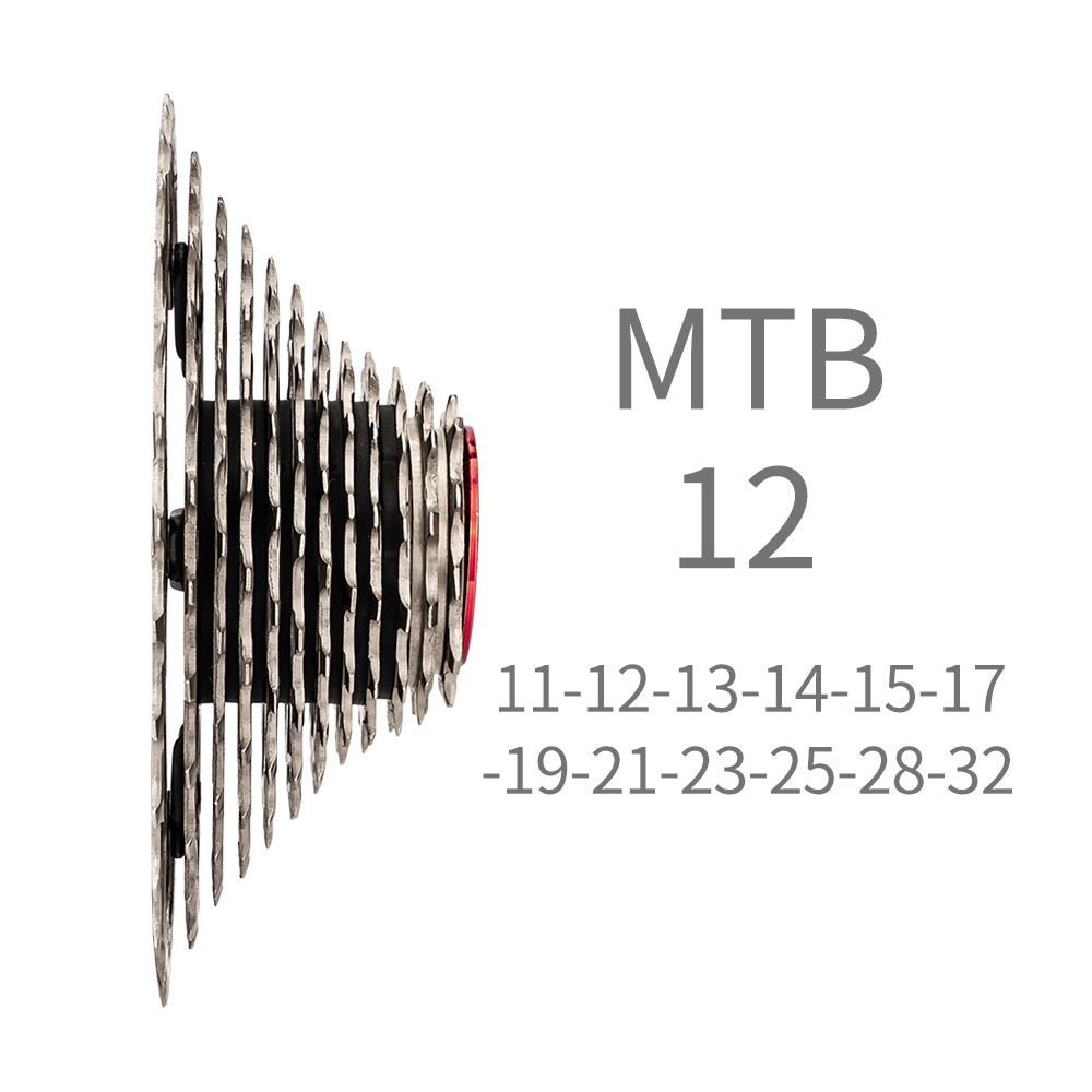 Volante ZTTO 12 velocidades 11-32T Volante 12S bicicleta de carretera volante de tarjeta de carretera engranaje de velocidad variable