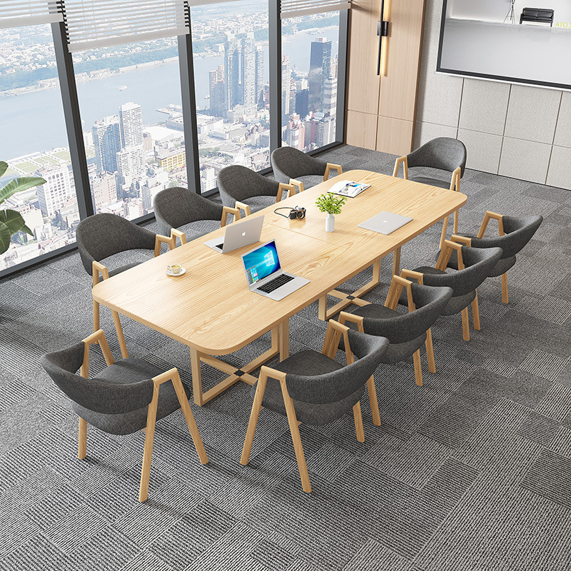 北欧の長方のテーブルは簡単で、業務的に接客します。