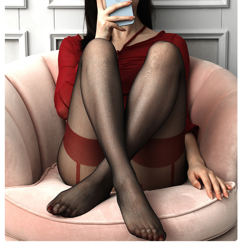 Fake suspenders stockings sexy stockings sexy temptation open file free contrast color fake panties set pantyhose generation