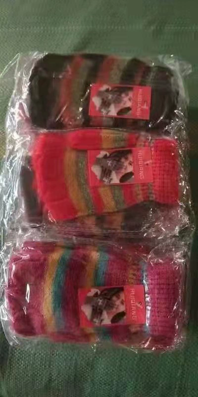 Черный перчатки из пяти пальцев шерстяные мужские пальцы один слой подтянутые теплые зимние уличные езда студентская езда