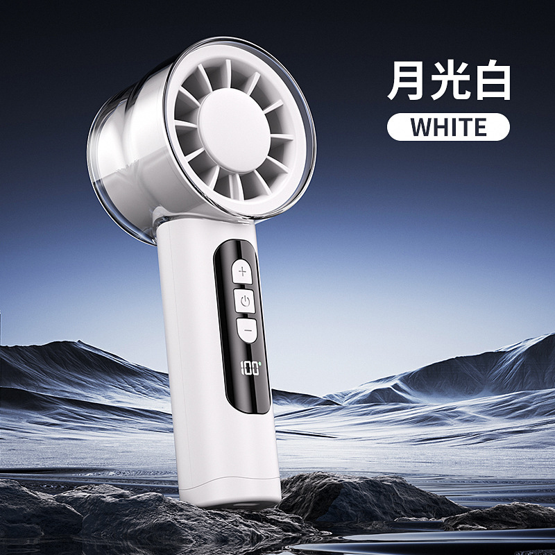 ハンドヘルド小型ファンミニ USB 充電式学生デスクトップターボファンギフト屋外キャンプ高速ファン|undefined