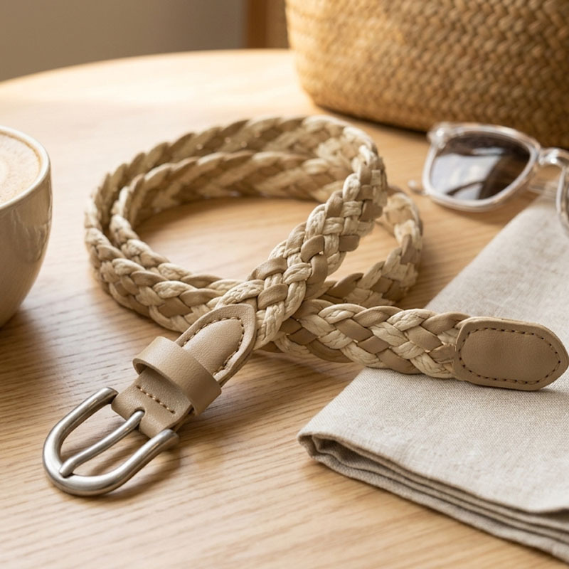 New Ins-Style Handmade Woven Belt, Narrow Leather Belt for Jeans Decoration, Casual Versatile High-End Feel, Wholesale from Manufacturer New Ins-Style Handmade Woven Belt, Narrow Leather Belt for Jeans Decoration, Casual Versatile High-End Feel, Wholesale from Manufacturer