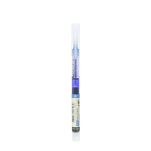 Straight-liquid gel pen, quick-drying, large-capacity ballpoint pen 0.5 middle school students' syringe pen