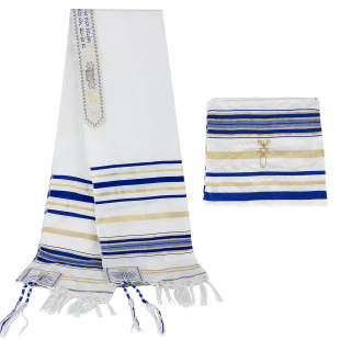 Prayer Scarf Religious Ethnic Worship Shawl Tallit Prayer Shawl 110*180cm Ethnic Style