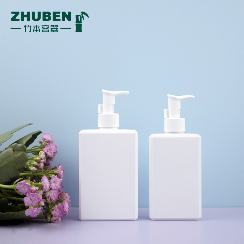 竹本现货白色高档洗发水瓶200ml PETG洗面奶乳液瓶洗发乳瓶空瓶