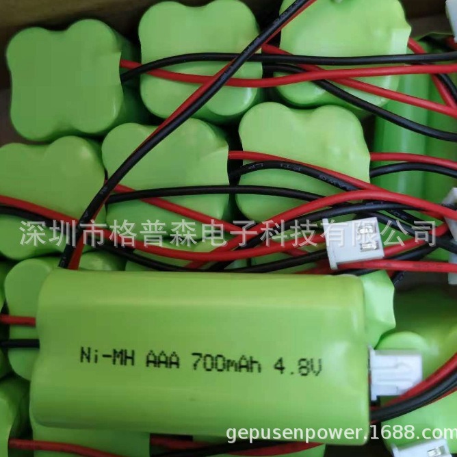 AAA 4.8V 700mAh X型镍氢充电电池组 美致遥控车电动玩具