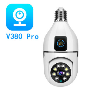V380Pro Binocular Lamp Holder Minion Wifi Bulb Monitoring Bulb Light Camera Lamp Holder Camera