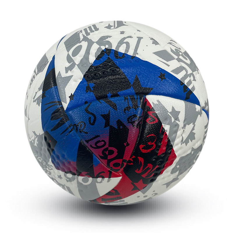 Fábrica al por mayor nueva liga americana estándar juego de la Premier League No. 5 desgaste de la Liga de Campeones pu piel sin costuras caliente pegado fútbol