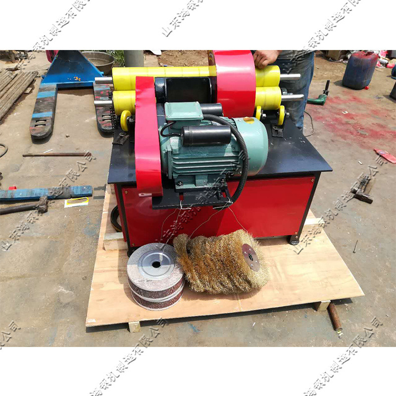 立式直管抛光机圆管不锈钢管除锈机五金制造钢木家具外圆打磨机