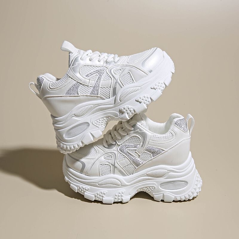Factory Direct Sale Autumn Thick-Soled Dad Shoes for Women 2025 New Mesh Clearance Petite Casual Sports Women's Shoes Factory Direct Sale Autumn Thick-Soled Dad Shoes for Women 2025 New Mesh Clearance Petite Casual Sports Women's Shoes