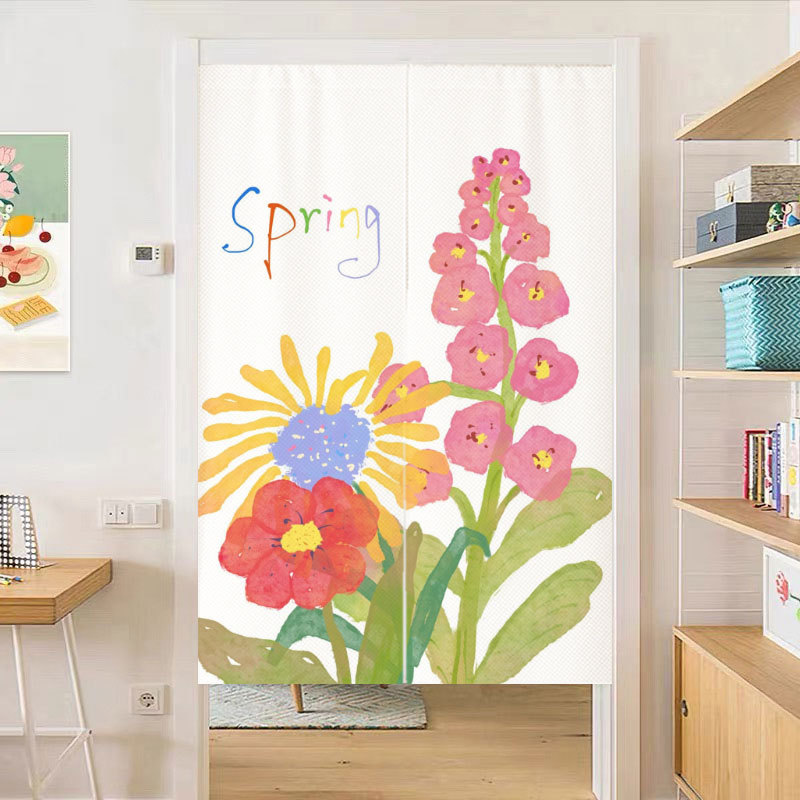 Minimalist Bouquet No-Drill Partition Door Curtain for Living Room, Kitchen, Bedroom, Clutter-Blocking Curtain, Wardrobe Cover-Up Cloth Curtain Minimalist Bouquet No-Drill Partition Door Curtain for Living Room, Kitchen, Bedroom, Clutter-Blocking Curtain, Wardrobe Cover-Up Cloth Curtain