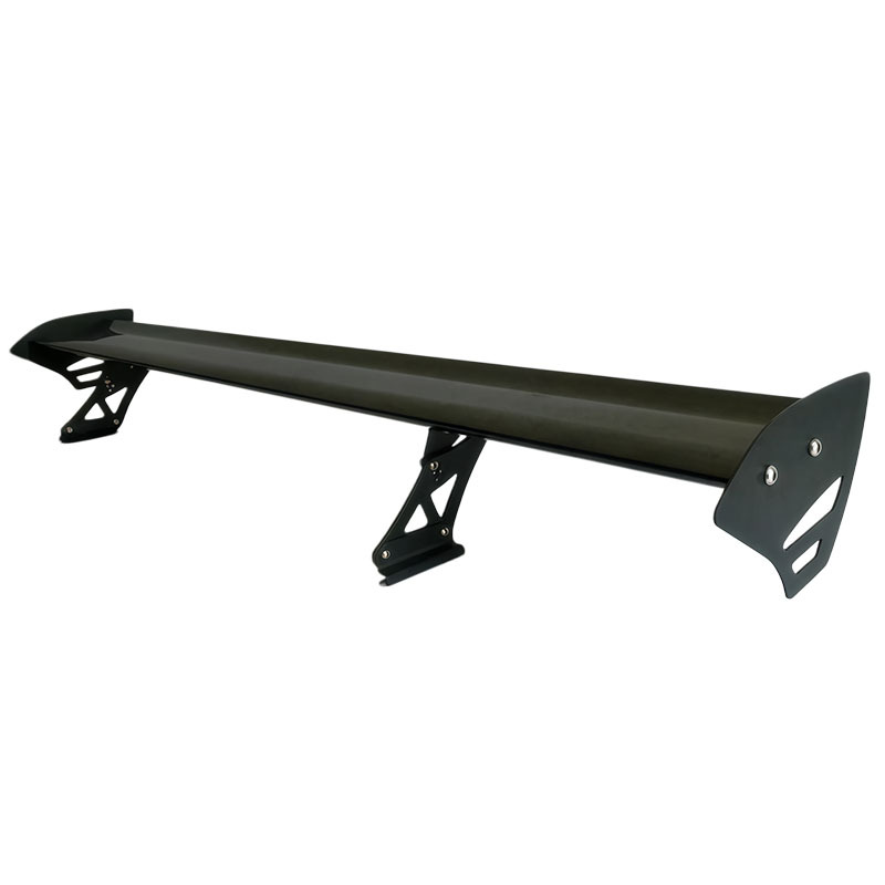 Universal Car Rear Wing for Sedan, No-Drill Aluminum Alloy Clip-On Modified Spoiler Wing Decoration