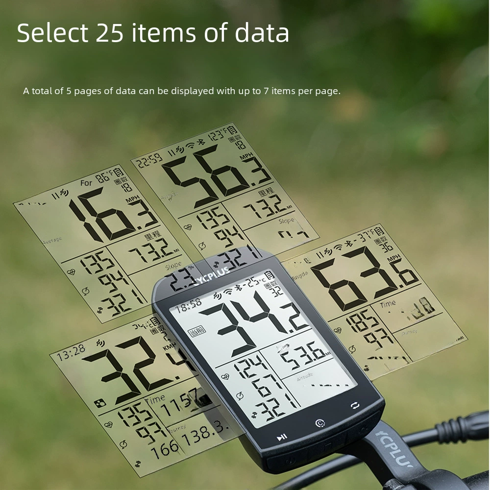 CYCPLUS M1 Смарт GPS велосипед водонепроницаемый Bluetooth ANT+ вело сводная таблица километража скорость