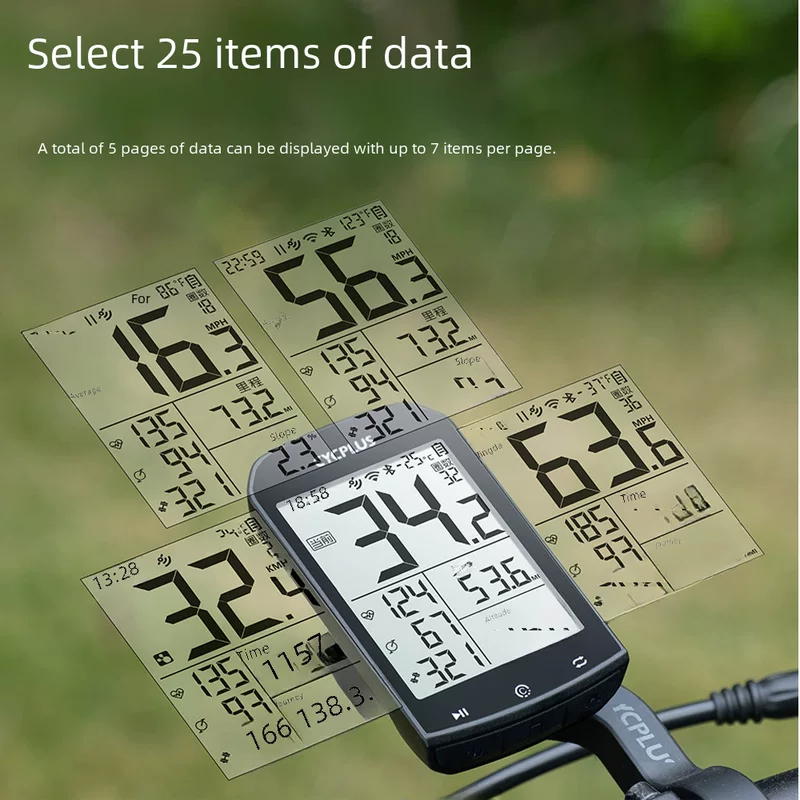 CYCPLUS M1 Смарт GPS велосипед водонепроницаемый Bluetooth ANT+ вело сводная таблица километража скорость