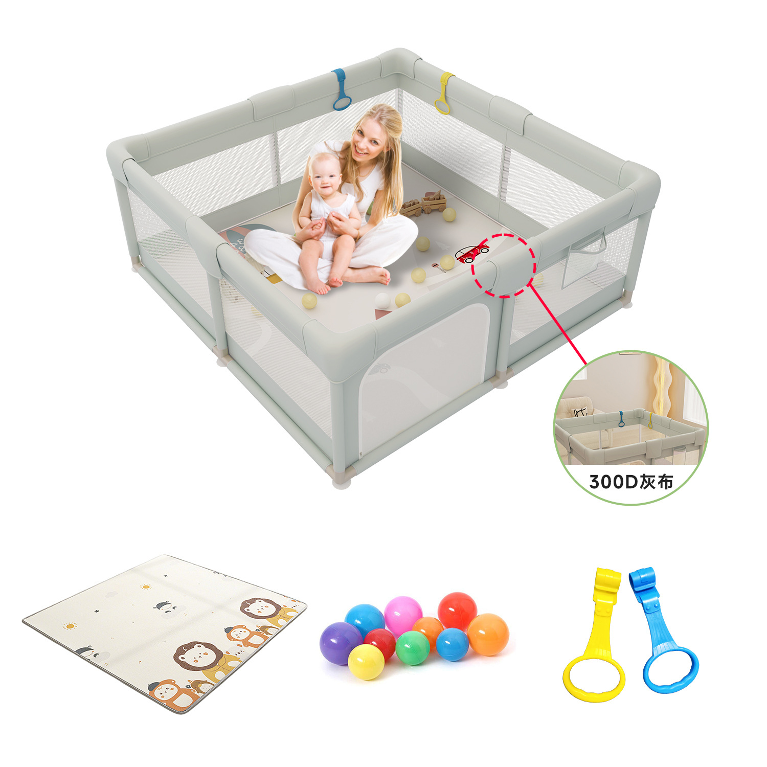valla de juegos para niños valla de tela valla de escalada valla de estera valla de catión Amazon