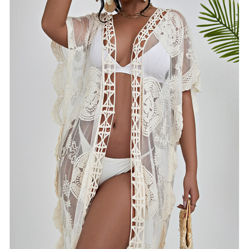 Womenu0027S Fashion Solid Color Polyester Cover Ups 1 Piece