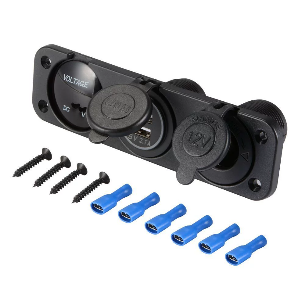 Modified universal lighter charging, new collection, three-in-one, 24v