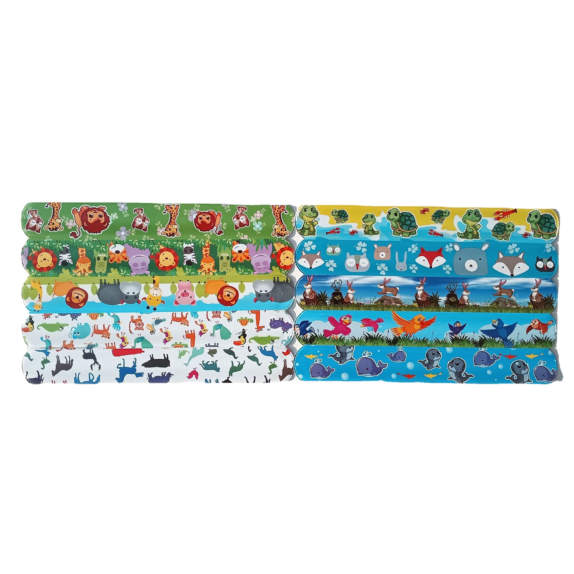 Animal 10 estilo Snap anillo pulsera animal tema Fiesta Snap anillo pulsera