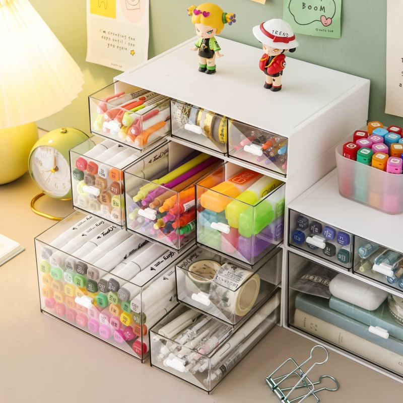 Настольный ящик для хранения канцелярских принадлежностей, стеллаж для хранения студенческого стола, детская цветная ручка, карандаш, держатель для ручек, учебный стол Ma Xiao