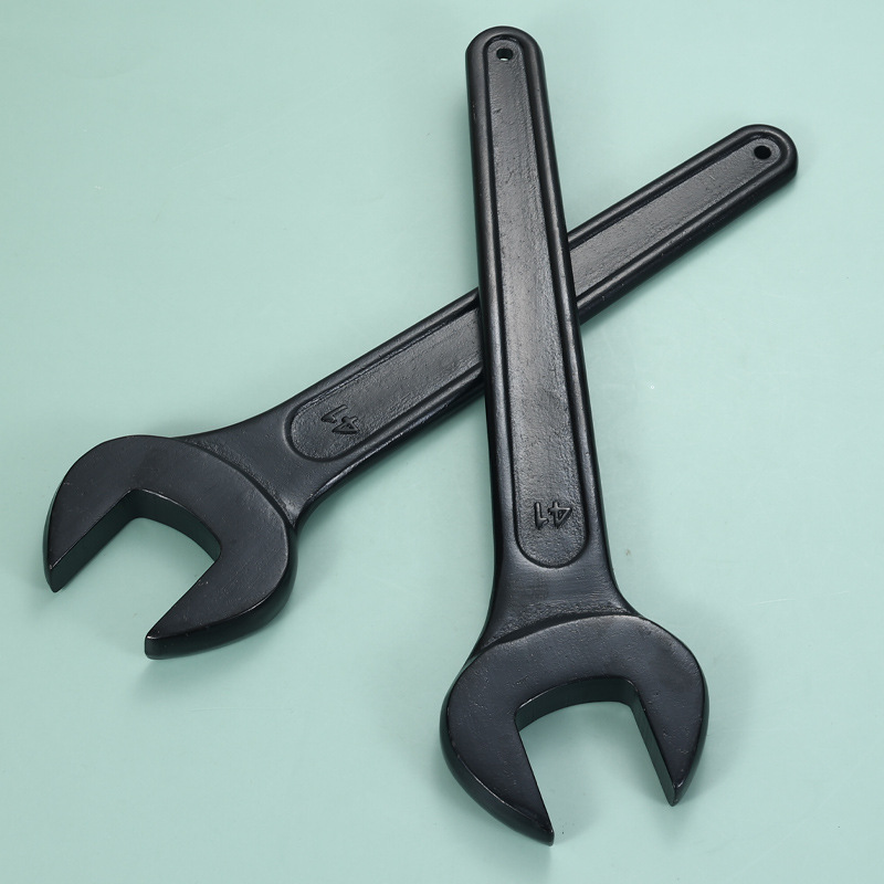 Jiutong manufacturer sells black single-head open-ended wrench, single-head wrench, single-head dead end wrench, hardware tools