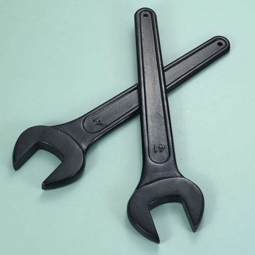 Jiutong manufacturer sells black single-head open-ended wrench, single-head wrench, single-head dead end wrench, hardware tools