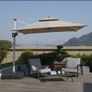 Outdoor Roman Umbrella Courtyard Umbrella Villa Garden Balcony Outdoor Large Parasol Cafe Security Booth Square Umbrella